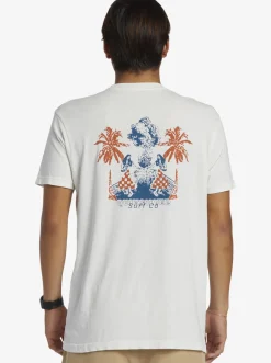 Quiksilver Tees|Urban Volcano T-Shirt Antique White