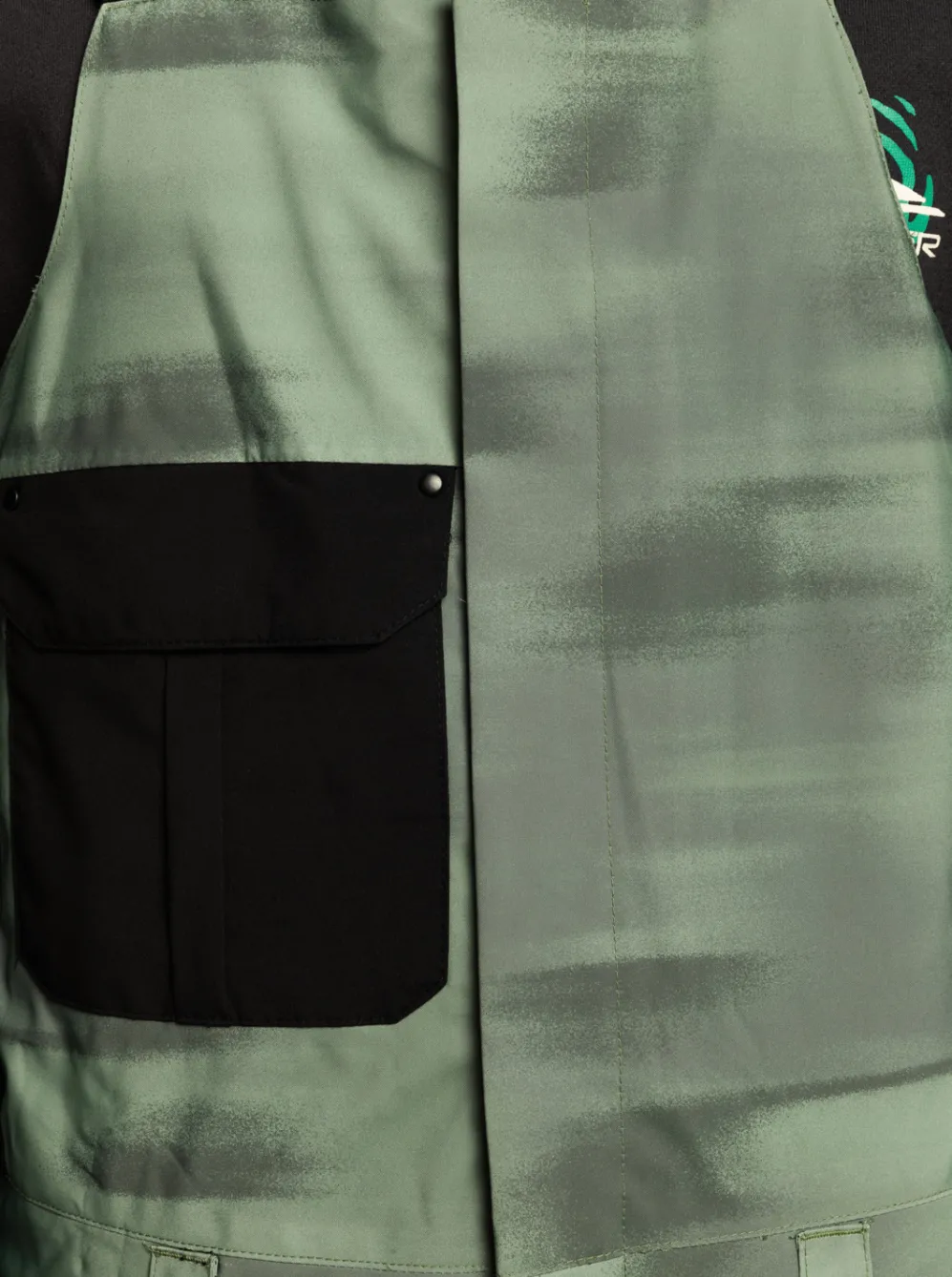 Quiksilver Snow Pants|Utility Technical Snow Bib Pants Break Off Laurel Wreath