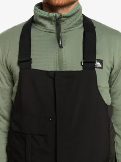 Quiksilver Snow Pants|Utility Technical Snow Bib Pants True Black