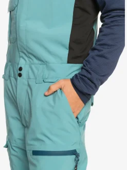 Quiksilver Snow Pants|Utility Technical Snow Bib Pants Brittany Blue