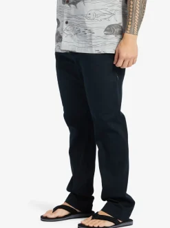 Quiksilver Pants|Waterman After Surf Elastic Waist Pants Black