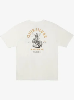 Quiksilver Tees|Waterman Anchors Away Qt-Shirt Snow White