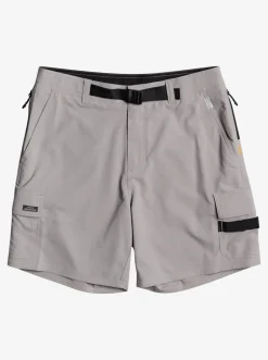 Quiksilver Amphibians|Waterman Azimuth Amphibian 18" Shorts Steeple Grey