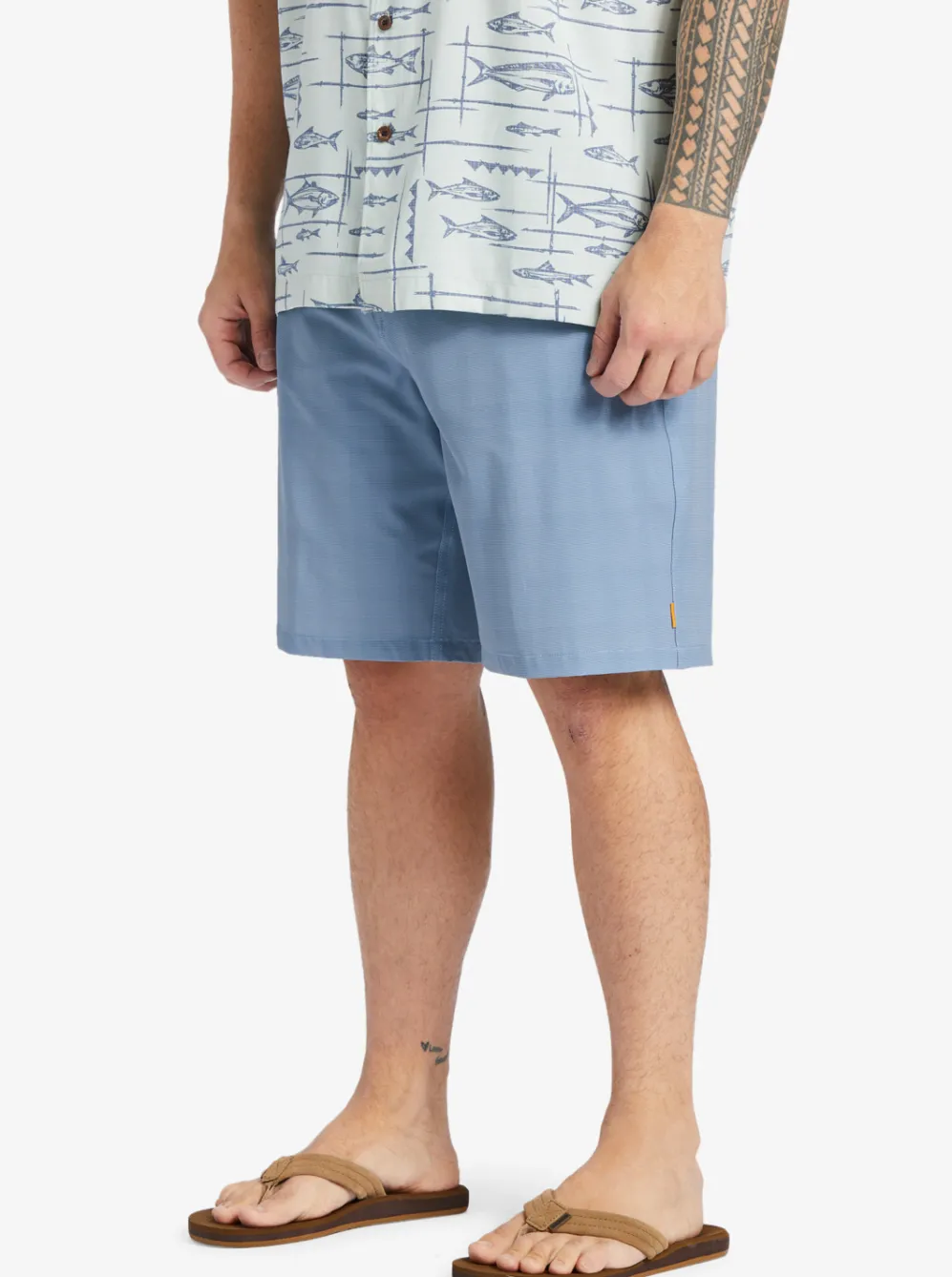 Quiksilver Amphibians|Waterman Backwater 20" Amphibian Boardshorts Ensign Blue