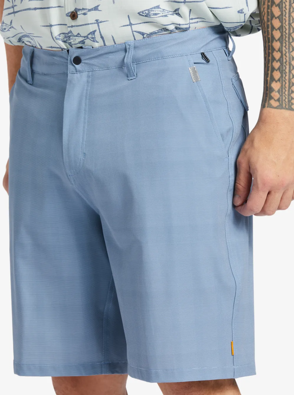 Quiksilver Amphibians|Waterman Backwater 20" Amphibian Boardshorts Ensign Blue