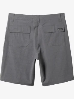 Quiksilver Amphibians|Waterman Backwater 20" Amphibian Boardshorts Sharkskin