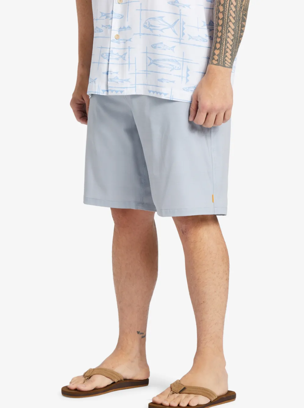 Quiksilver Amphibians|Waterman Backwater 20" Amphibian Boardshorts Sharkskin