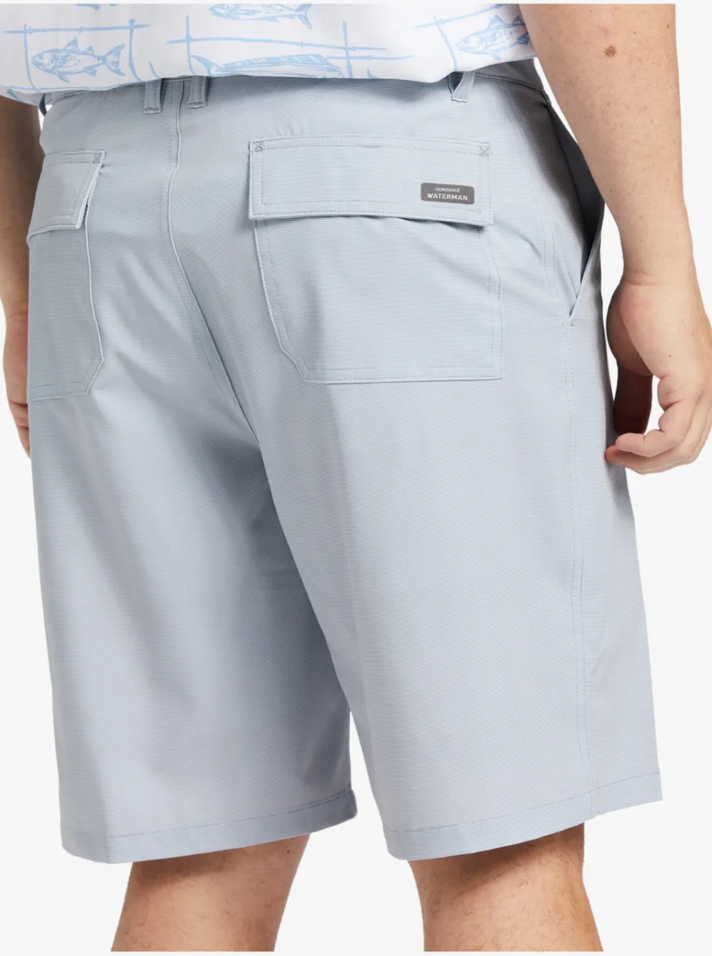 Quiksilver Amphibians|Waterman Backwater 20" Amphibian Boardshorts Sharkskin