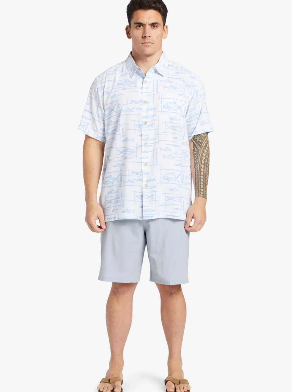 Quiksilver Amphibians|Waterman Backwater 20" Amphibian Boardshorts Sharkskin