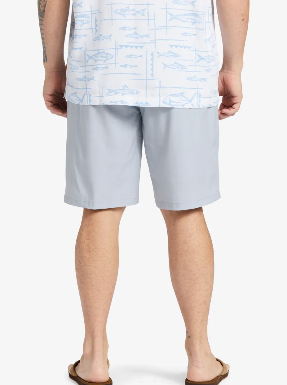 Quiksilver Amphibians|Waterman Backwater 20" Amphibian Boardshorts Sharkskin
