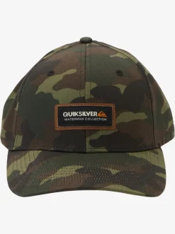 Quiksilver Hats|Waterman Bar Manager Snapback Hat Woodland Camo