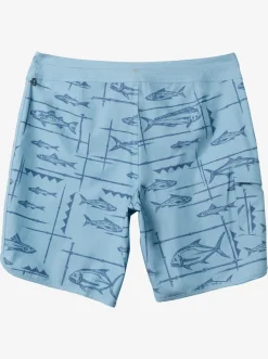 Quiksilver Shorts & Amphibians|Waterman Bento Box 19" Boardshorts Bento Dusk Blue