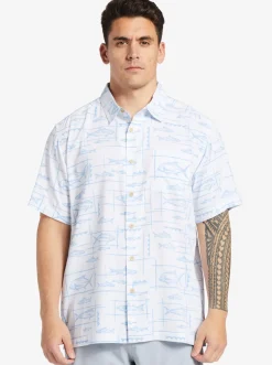 Quiksilver Shirts & Polos|Waterman Bento Woven Shirt Bento White