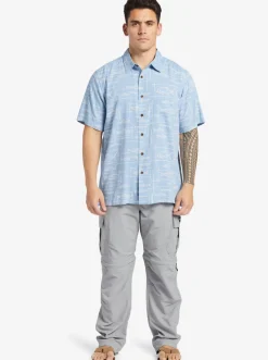 Quiksilver Shirts & Polos|Waterman Bento Woven Shirt Bento Dusk Blue