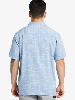 Quiksilver Shirts & Polos|Waterman Bento Woven Shirt Bento Dusk Blue