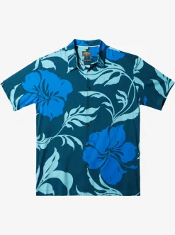 Quiksilver Shirts & Polos|Waterman Big Charmer Short Sleeve Shirt Seaport Big Charmer