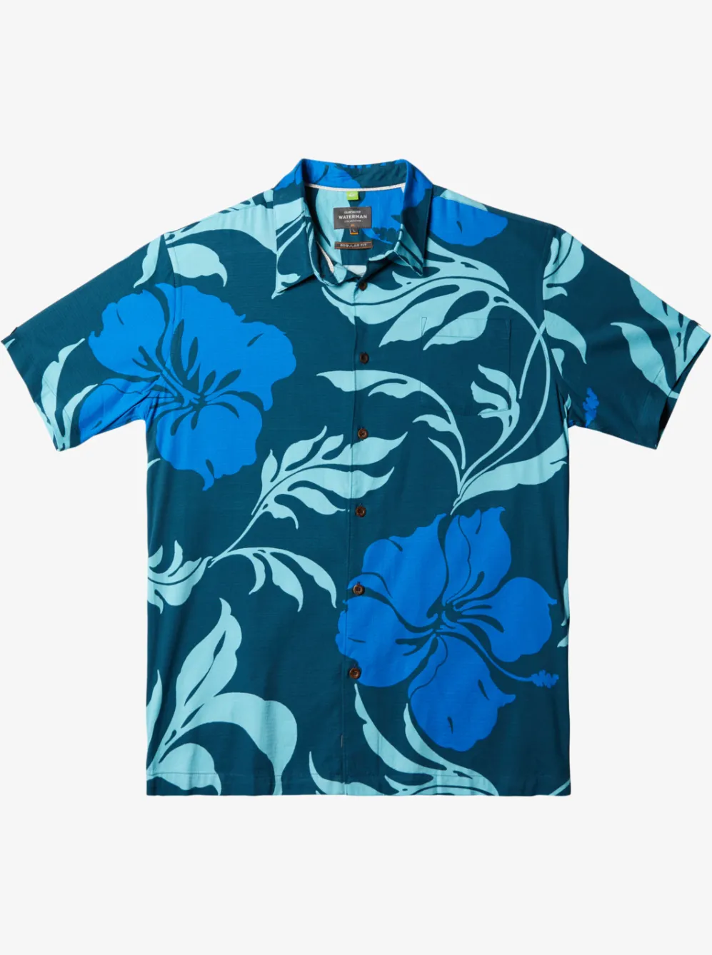 Quiksilver Shirts & Polos|Waterman Big Charmer Short Sleeve Shirt Seaport Big Charmer