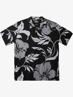 Quiksilver Shirts & Polos|Waterman Big Charmer Short Sleeve Shirt Black Big Charmer