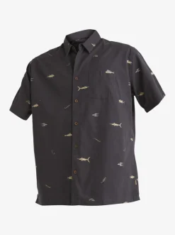 Quiksilver Shirts & Polos|Waterman Big Pond Woven Shirt Big Pond Tarmac
