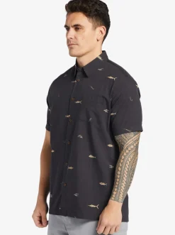 Quiksilver Shirts & Polos|Waterman Big Pond Woven Shirt Big Pond Tarmac