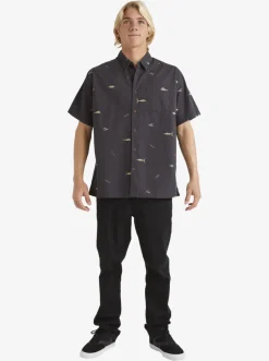 Quiksilver Shirts & Polos|Waterman Big Pond Woven Shirt Big Pond Tarmac