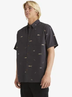 Quiksilver Shirts & Polos|Waterman Big Pond Woven Shirt Big Pond Tarmac