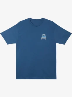 Quiksilver Tees|Waterman Bruiser Qt-Shirt Ensign Blue