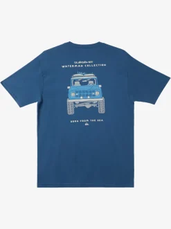 Quiksilver Tees|Waterman Bruiser Qt-Shirt Ensign Blue