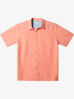 Quiksilver Shirts & Polos|Waterman Centinela Premium Anti-Wrinkle Shirt Peached Pink Centinella