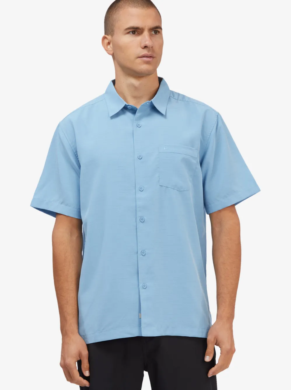 Quiksilver Shirts & Polos|Waterman Centinela Premium Anti-Wrinkle Shirt Dusk Blue Centinella