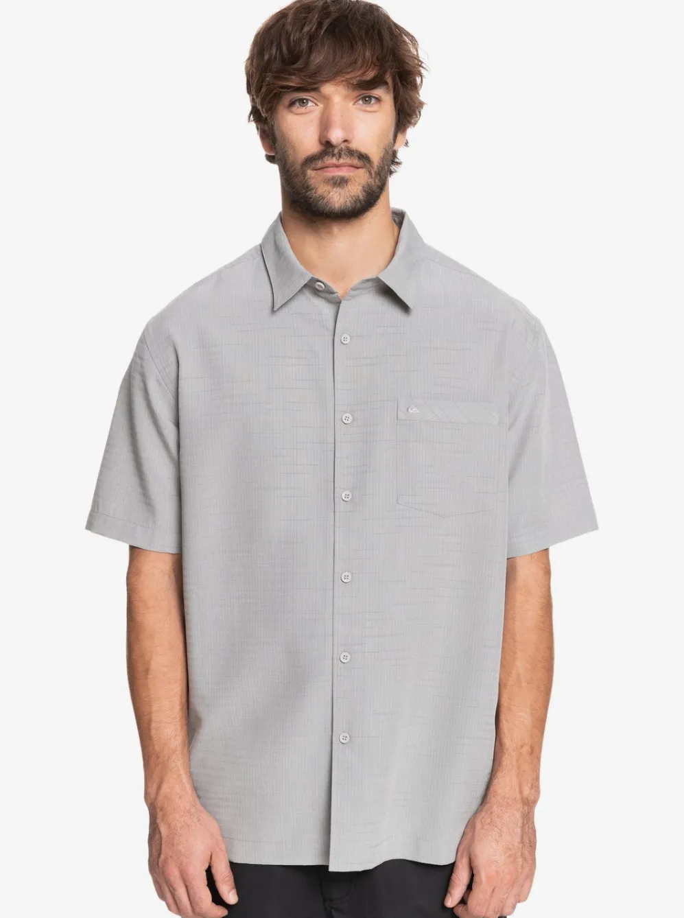 Quiksilver Shirts & Polos|Waterman Centinela Premium Anti-Wrinkle Shirt Flint Gray Centinella