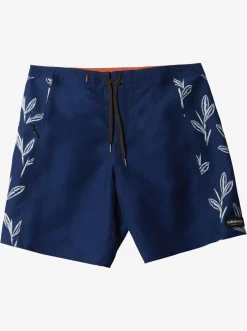 Quiksilver Boardshorts|Waterman Cliffside Ginger Boardshorts Medieval Blue