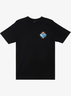 Quiksilver Tees|Waterman Cross Chop Qt-Shirt Black