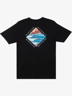 Quiksilver Tees|Waterman Cross Chop Qt-Shirt Black