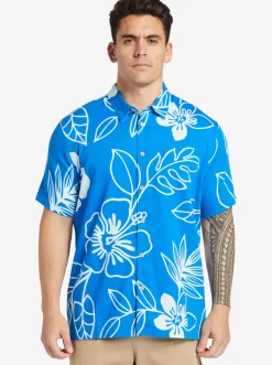 Quiksilver Shirts & Polos|Waterman Cruise Town Woven Shirt Directoire Blue Cruise Town