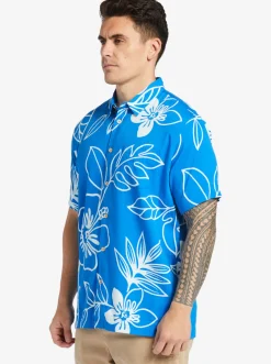 Quiksilver Shirts & Polos|Waterman Cruise Town Woven Shirt Directoire Blue Cruise Town