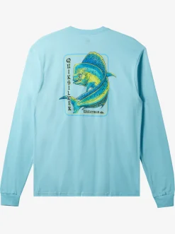 Quiksilver Tees|Waterman Dorado Magic Long Sleeve T-Shirt Gulf Stream