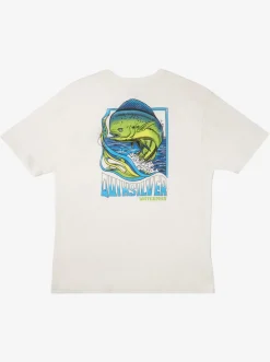 Quiksilver Tees|Waterman Fish Flow Qt-Shirt Snow White