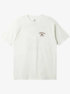 Quiksilver Tees|Waterman Fish On T-Shirt Snow White