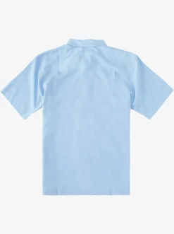 Quiksilver Shirts & Polos|Waterman Kings Cliff Short Sleeve Shirt Dusk Blue Kings Cliff