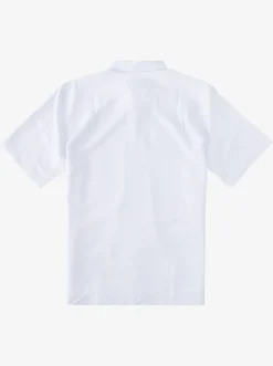 Quiksilver Shirts & Polos|Waterman Kings Cliff Short Sleeve Shirt White Kings Cliff