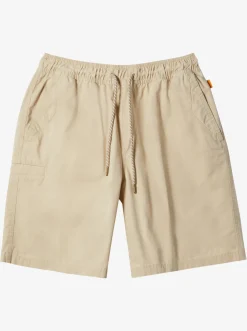 Quiksilver Shorts|Waterman Last Light Elastic Waist 19" Shorts Brown Rice