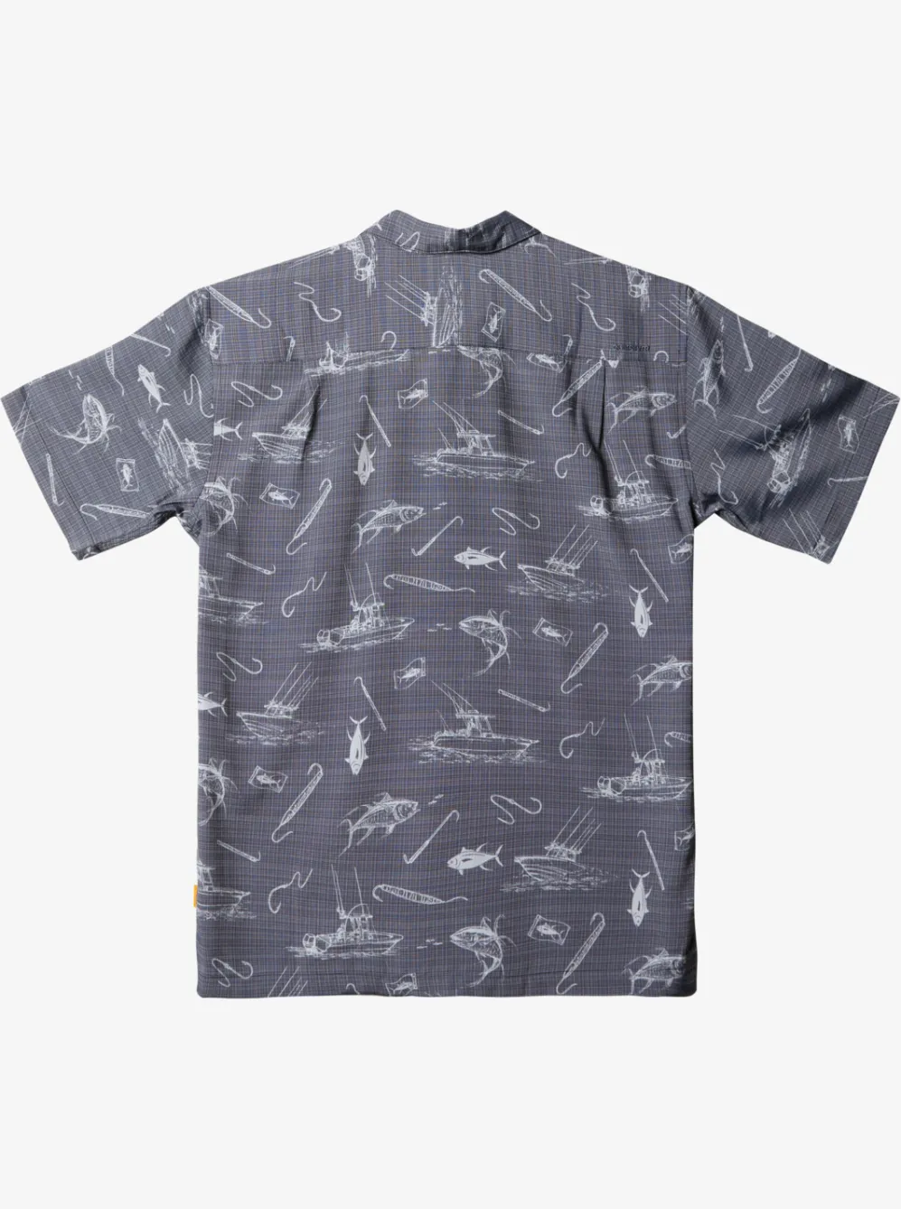 Quiksilver Shirts & Polos|Waterman Line Spinner Short Sleeve Shirt Black Line Spinner