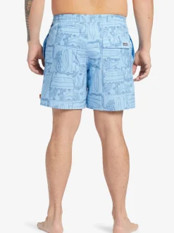 Quiksilver Elastic Waist|Waterman Longboard Volley 17