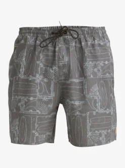 Quiksilver Elastic Waist|Waterman Longboard Volley 17