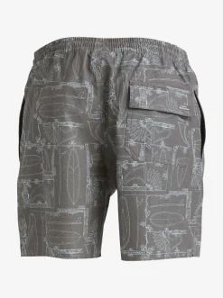 Quiksilver Elastic Waist|Waterman Longboard Volley 17