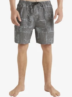 Quiksilver Elastic Waist|Waterman Longboard Volley 17