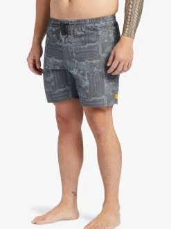 Quiksilver Elastic Waist|Waterman Longboard Volley 17