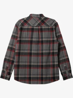 Quiksilver Shirts & Polos|Waterman Lower Ridge Flannel Long Sleeve Top Granite Grey Lower Ridge