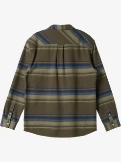 Quiksilver Shirts & Polos|Waterman Lowest Tide Flannel Long Sleeve Top Dusty Olive Lowest Tide